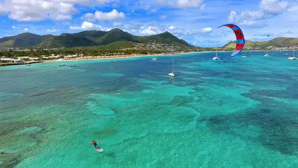 Plage de la Baie Orientale - Location de vacances Saint Martin